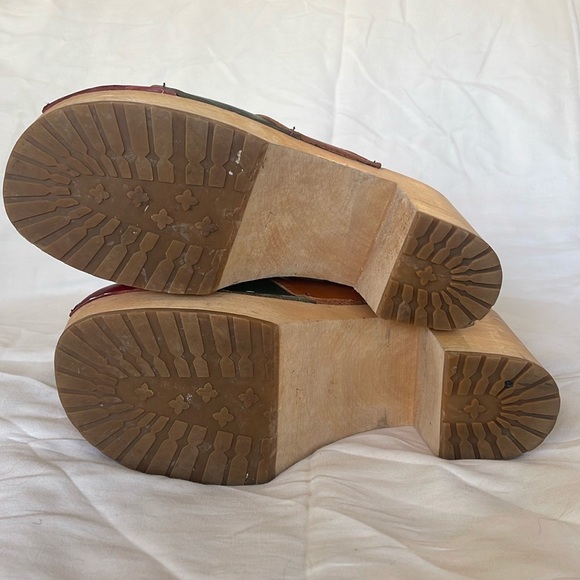 SWEDISH HASBEENS PLATFORM CLOGS SZ 37 - Picture 9 of 9